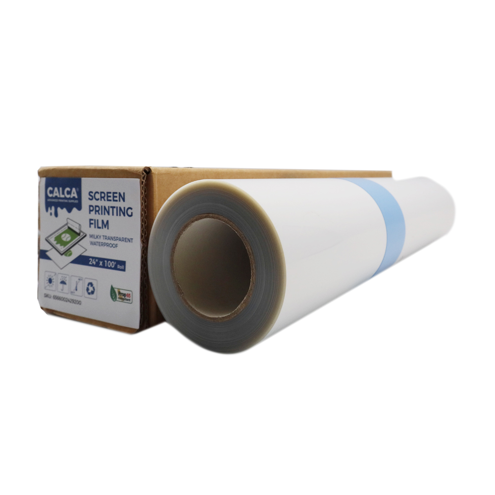 CALCA Waterproof Inkjet Milky Transparency Film for Silk Screen 48" x 100FT - 1 Roll